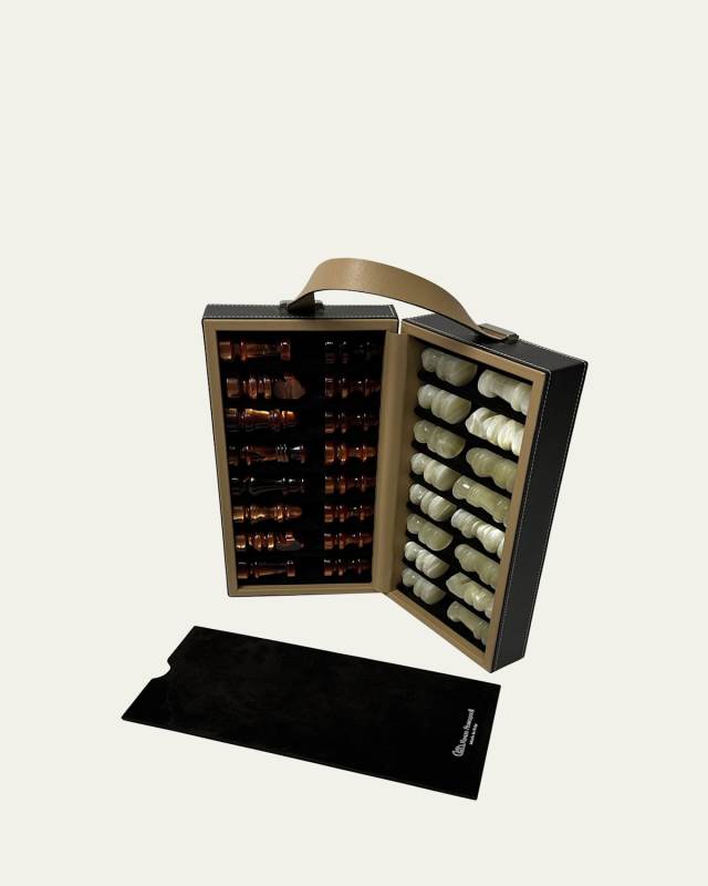 Leather Travel Chess Set